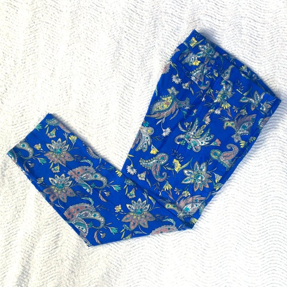 LOFT Patterned Ankle Pants